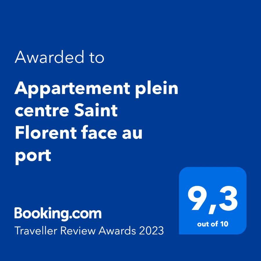 Appartement Plein Centre Saint Florent Face Au Port Экстерьер фото